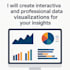 create interactive and professional data visualizations for your insights