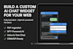 build white label realtime gpt chat widget voice and text