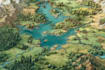draw fantasy map illustration isometric map