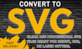 convert your logo or image to clean vector svg for cricut and cnc