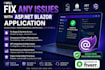 fix any issues with asp dotnet blazor application