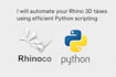 automate your rhino 3d tasks using python scripting