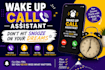 your personal wake up call assistant for schedules, meetings, and reminders