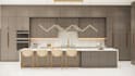 design kitchen interior in 3d and render