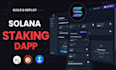 make solana presale website, solana token, staking website and smart contract