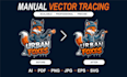 redraw, vector trace manually and convert to vector