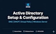 set up active directory, dns, dhcp, and group policy on windows server
