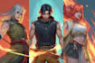 draw anime and game style characters art