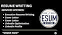 provide executive resume writing, professional resume services, and customize