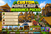 create a custom minecraft resource pack with unique textures