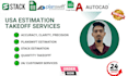 do drywall, siding estimate and planswift or stack takeoff