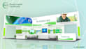 trade booth, stand, exhibition booth design rendering
