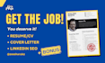 expertly write CV, resume, cover letter, linkedin SEO