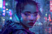 draw cyberpunk character art