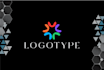 design monogram letter mark logo with unlimited concept