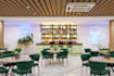 design cafe, bar or restaurant interior with realistic 3d render