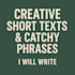 write creative social media posts, slogans, and brand content