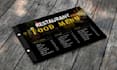 design professional food restaurant menu