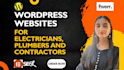 create a wordpress website for electricians plumbers and contractors