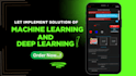 do professional machine learning, deep learning, ai projects