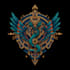 create a fantasy or sci fi game logo for rpg, dnd twitch