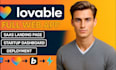 build lovable ai, supabase web app, saas app lovable dev, replit n8n automation