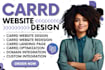 design carrd website, carrd landing page design, design carrd website