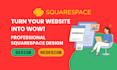 squarespace website design or development and squarespace redesign