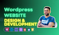 create wordpress website design, custom website development, wordpress developer