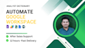 automate google sheets with appscript and custom excel spreadsheets templates