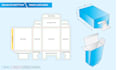 create printready packaging box dielines and die cut templates