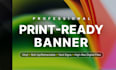 design a retractable, roll up, or vinyl banner