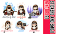 make chibi style sticker illustration