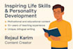 write inspiring life skills and personality development content