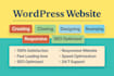 create a minimalist and SEO optimized wordpress website with elementor