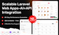 build scalable PHP laravel web apps with ai and API integration