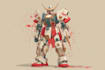 design gundam, transformer, robot, armor, mecha