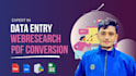 do excel data entry and web research, admin support, emails