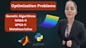 solve optimization problems using genetic algorithm and metaheuristics