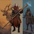 create fantasy dnd character art, illustration, concept art