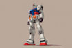 draw a gundam and mecha robot concept art