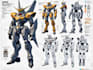 draw mecha and robot reference sheet in anime style