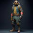 illustrate  high quality fantasy sci fi  character