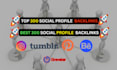 build manual profile backlinks with custom anchor text and aeo content