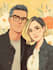 paint custom couple portrait