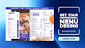 design modern menu restaurant menu digital menu