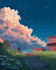 draw anime background, 2d environment, landscape