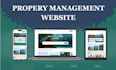 build property management website vacation rental website
