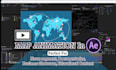create 2d or 3d map and globe animation with travel route