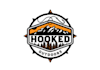 design motivation classic hooked outdoors logo